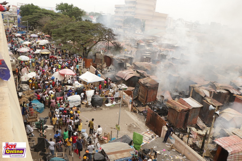 Photos: Fire ravages Odawna Market again