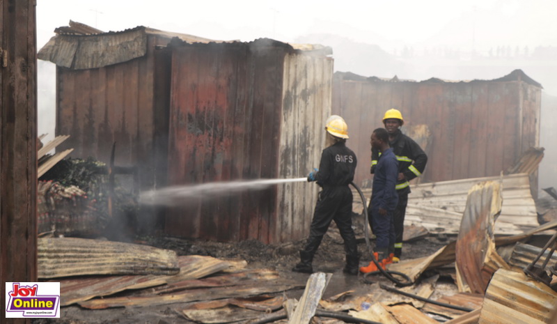 Photos: Fire ravages Odawna Market again