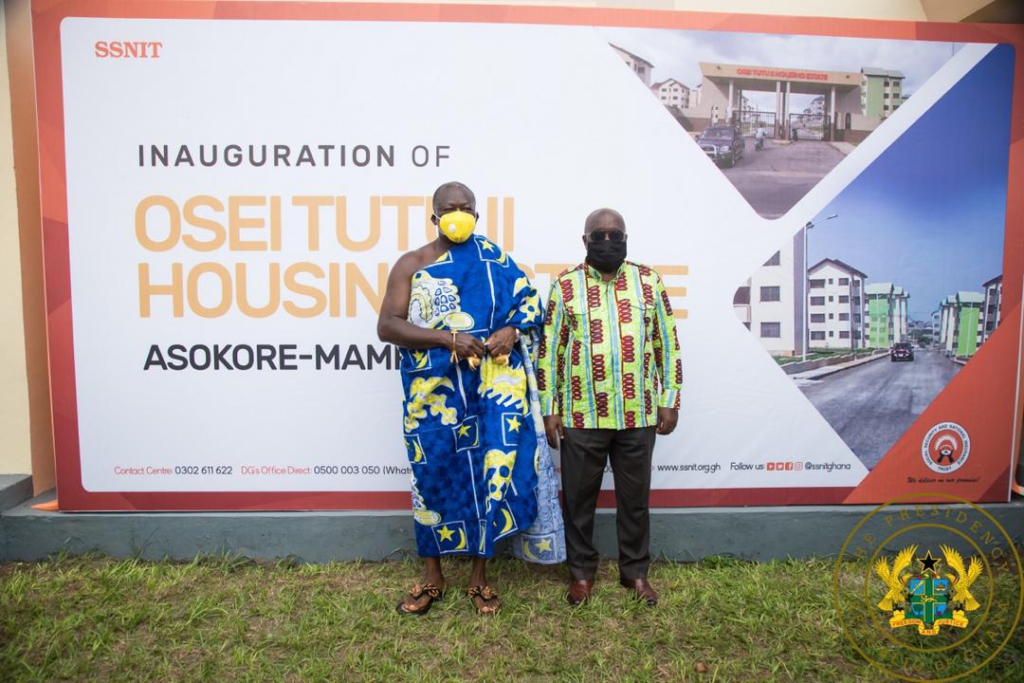 Akufo-Addo commissions Asokore-Mampong Affordable Housing project