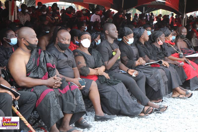 Photos from the burial service of murdered Mfantseman MP, Ekow Hayford Quansah