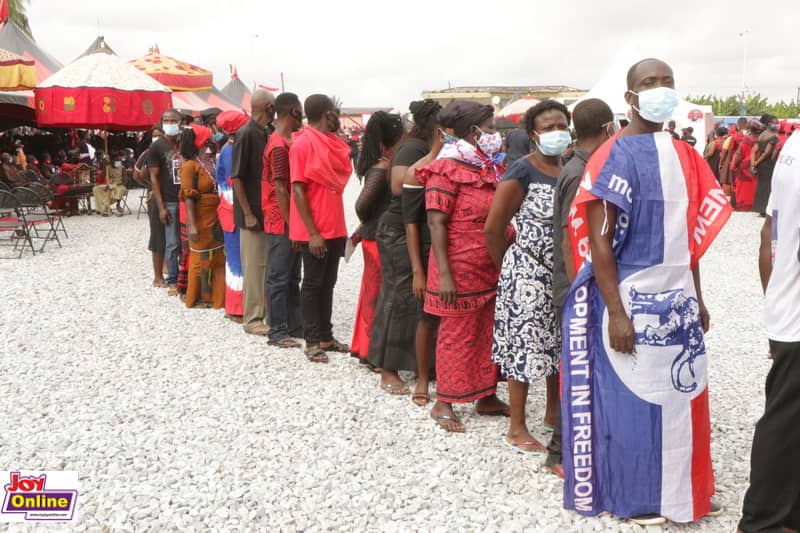 Photos from the burial service of murdered Mfantseman MP, Ekow Hayford Quansah