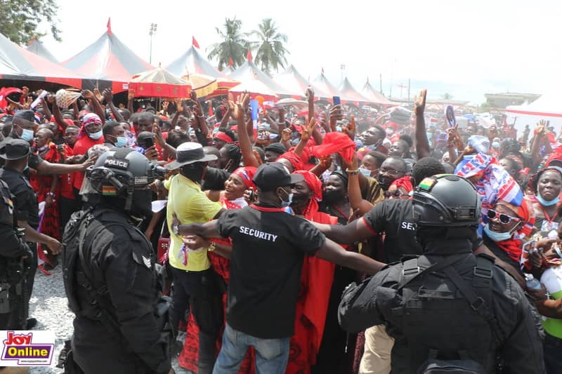 Photos from the burial service of murdered Mfantseman MP, Ekow Hayford Quansah