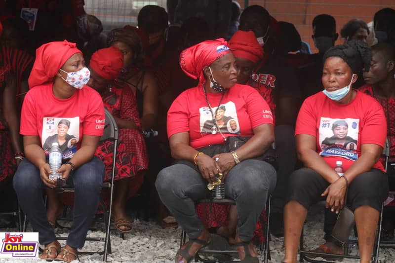 Photos from the burial service of murdered Mfantseman MP, Ekow Hayford Quansah