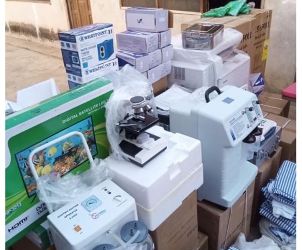 Krachi East MP presents GH¢1.6 m worth of medical items to Constituents