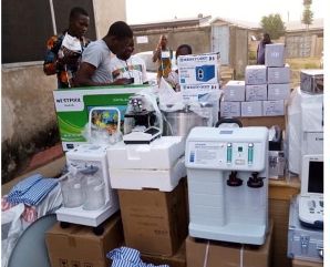 Krachi East MP presents GH¢1.6 m worth of medical items to Constituents