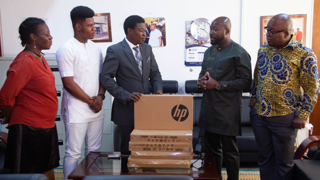CBOD donates laptop computers to University of Ghana Business School
