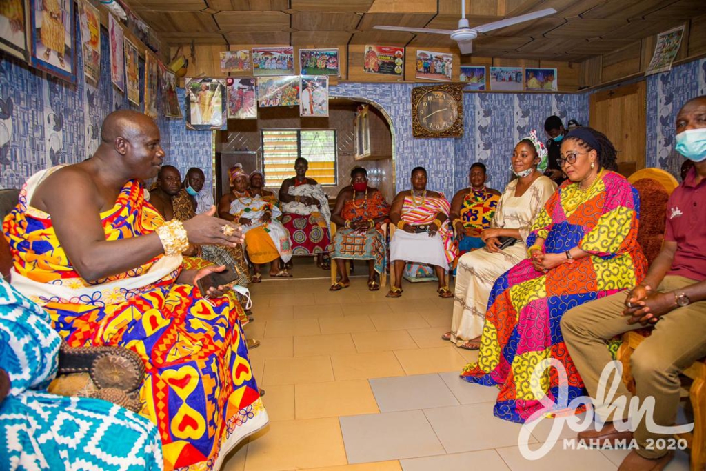 Lordina Mahama takes NDC campaign to Bono East Region