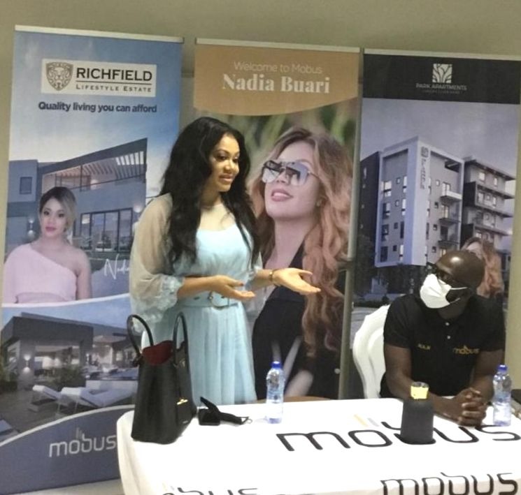 Nadia Buari outdoored as brand influencer for Mobus Properties