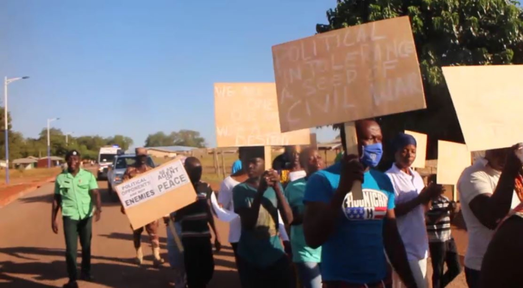 Council of Local Churches in Gambaga march for peaceful election