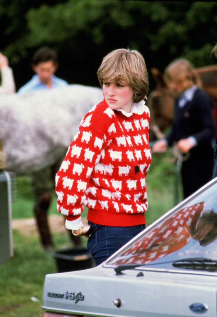 Princess Diana's 'black sheep' sweater is back on sale -- four decades after she made it famous