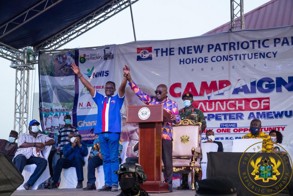 Volta Region has seen 'zero progress' under the NDC – Akufo-Addo