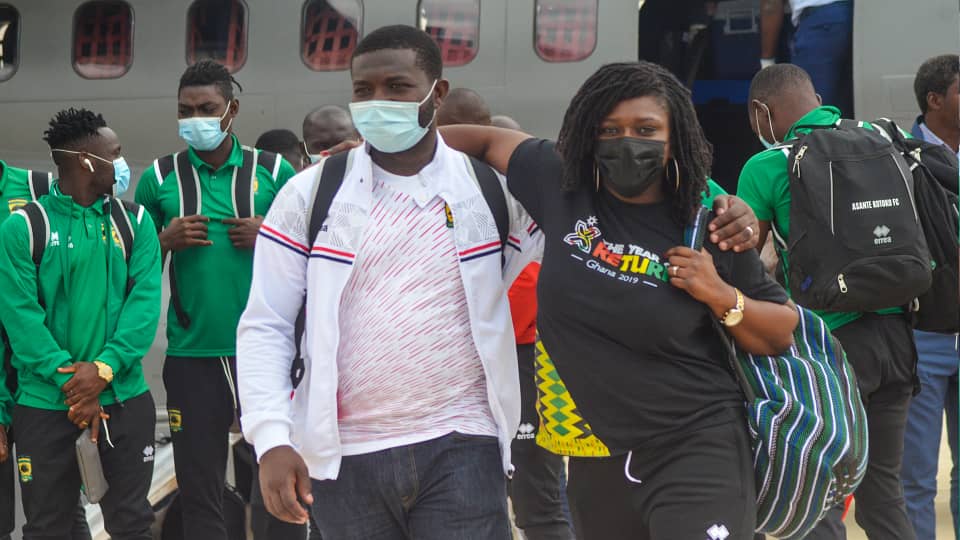 Photos: Kotoko touch down in Nouakchott for Nouadhibhou tie