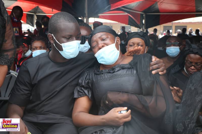 Photos from the burial service of murdered Mfantseman MP, Ekow Hayford Quansah