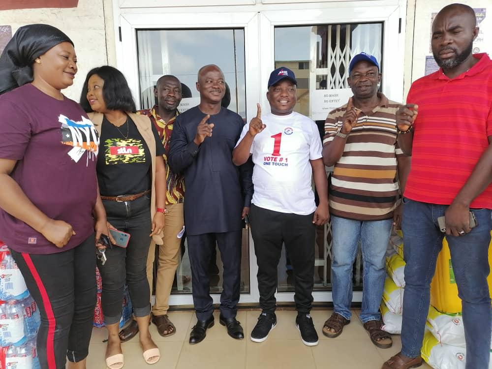 Frank Mireku donates to NPP Abetifi Constituency after supporting 3 others