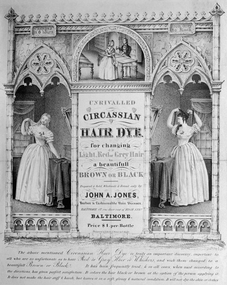 From rainbow to gray: The evolution of hair dye