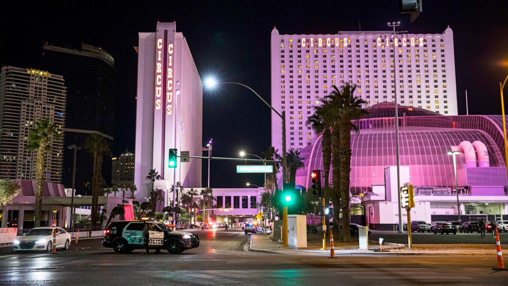 3 shot at Circus Circus Hotel in Las Vegas, person of interest in custody