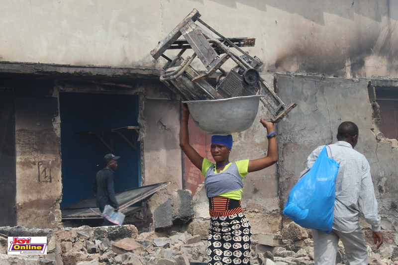 Photos: Fire ravages Kantamanto market