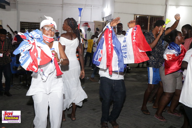 Photos: NPP supporters celebrate Akufo-Addo's victory on streets