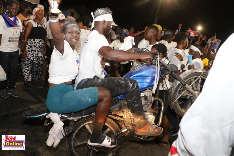 Photos: NPP supporters celebrate Akufo-Addo's victory on streets