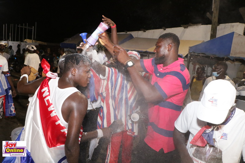 Photos: NPP supporters celebrate Akufo-Addo's victory on streets