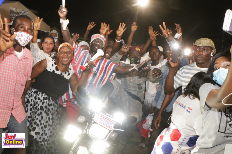 Photos: NPP supporters celebrate Akufo-Addo's victory on streets