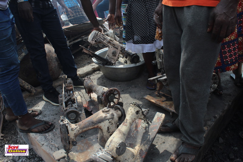 Photos: Fire ravages Kantamanto market