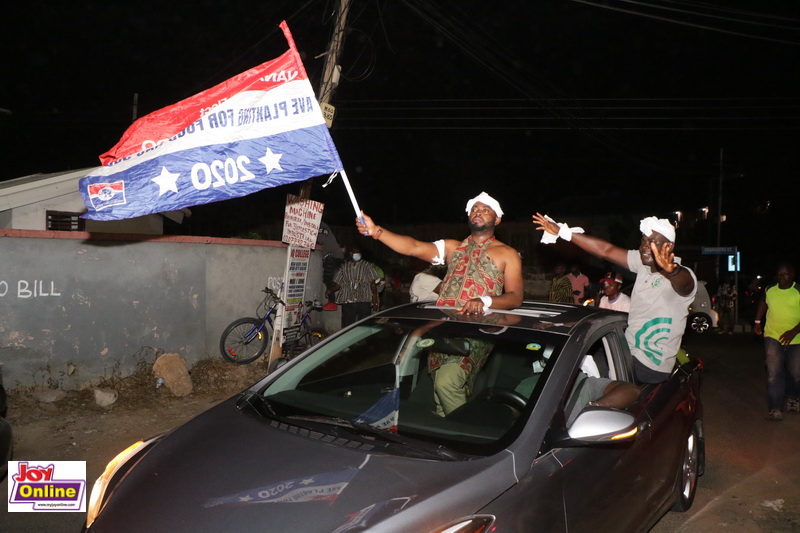 Photos: NPP supporters celebrate Akufo-Addo's victory on streets