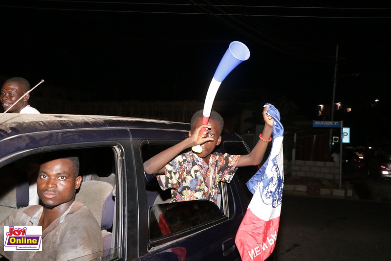 Photos: NPP supporters celebrate Akufo-Addo's victory on streets