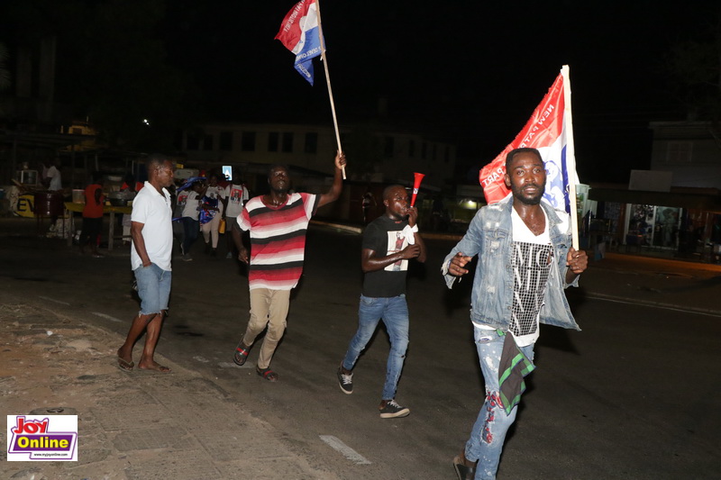 Photos: NPP supporters celebrate Akufo-Addo's victory on streets