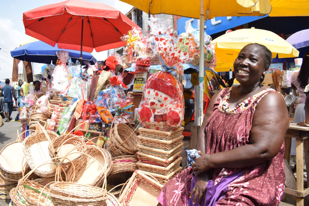 Effects of cane baskets on sales of Xmas hampers