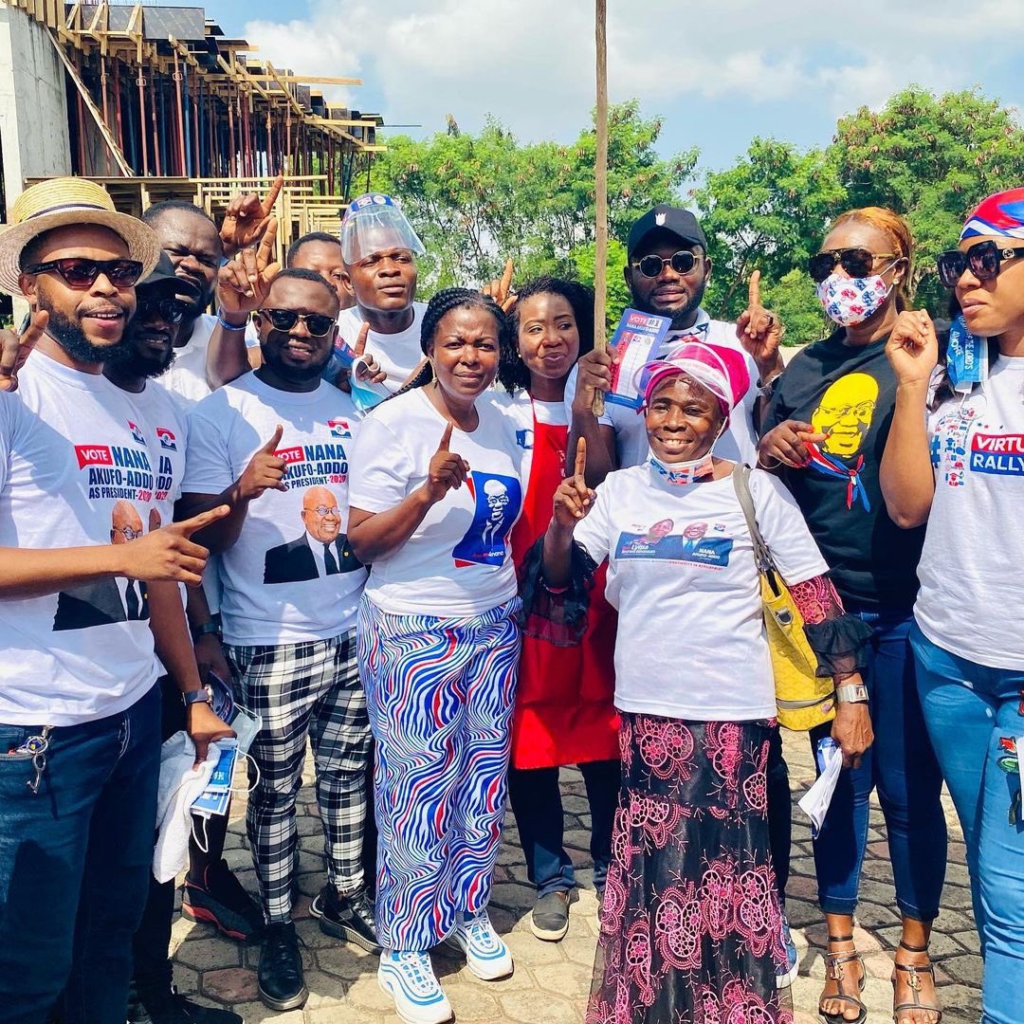 Kalybos, Prince David, other actors campaign for Ayawaso West Wuogon MP, Lydia Alhassan