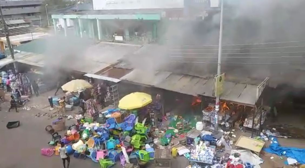 Fire destroys 8 shops in Koforidua