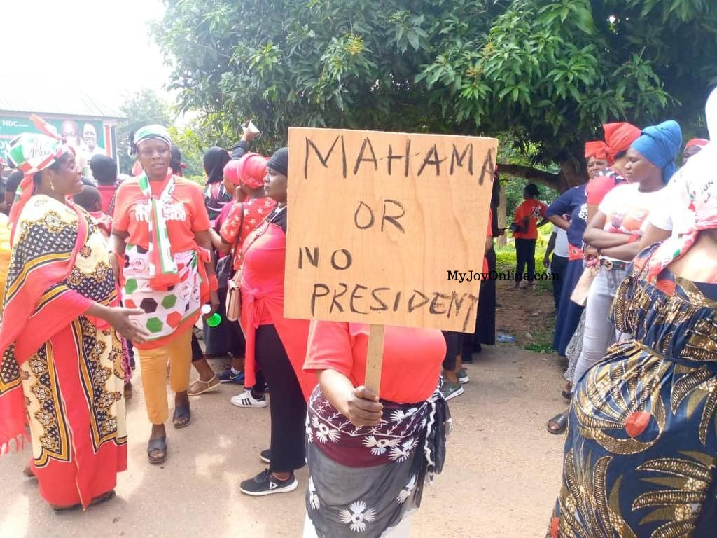NDC women in Kumasi protest 2020 election results