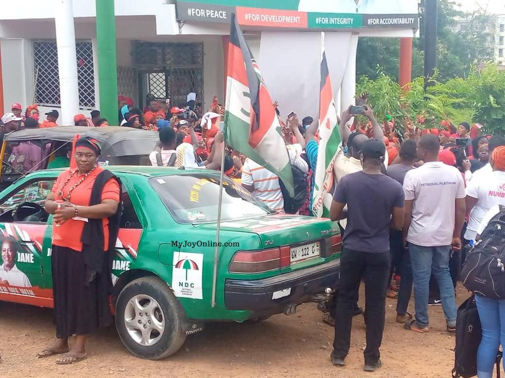 NDC women in Kumasi protest 2020 election results