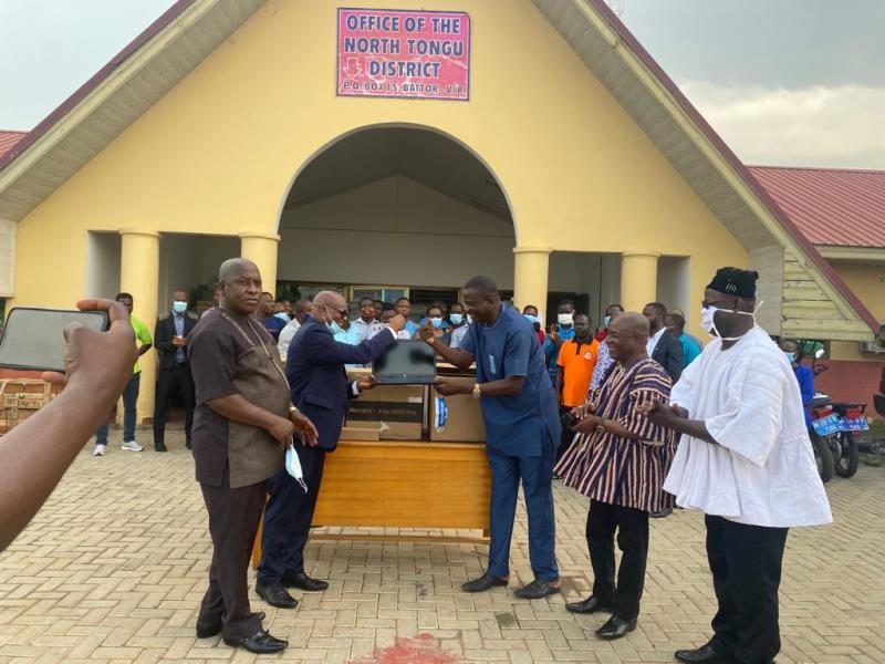 Local Government Service donates Computers to North Tongu District Assembly