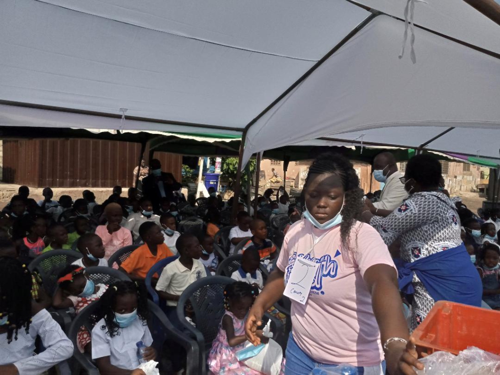 Presbyterian Church of Ghana fetes children in Osu during festive season