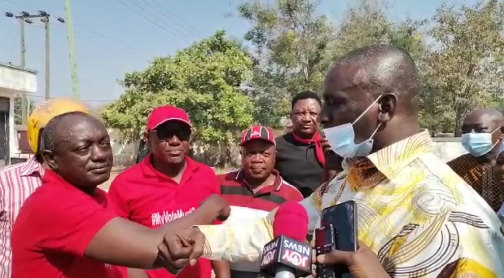 'No Mahama No Peace' - NDC supporters protest against EC in Upper West Region