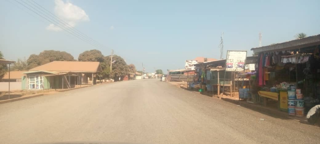 Work begins on town roads in Krachi West Municipality