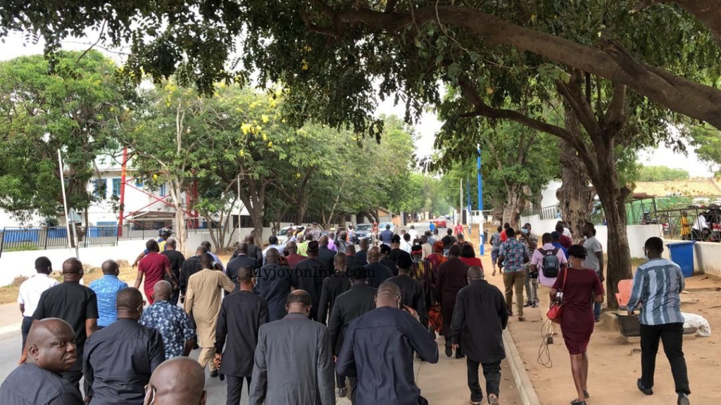 Photos: NDC MPs petition EC over Techiman South parliamentary result