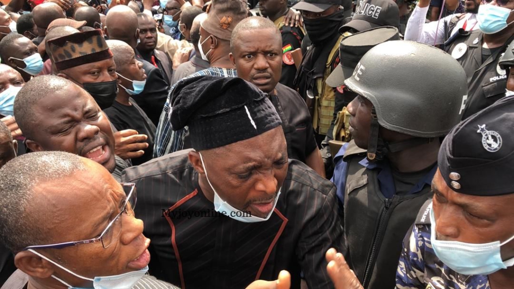 Photos: NDC MPs petition EC over Techiman South parliamentary result