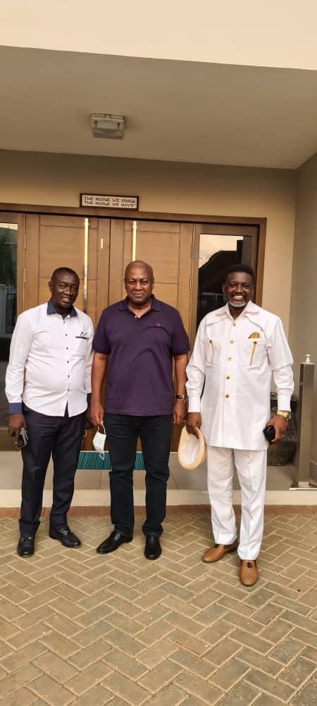 Bishop Agyinasare meets Bawumia, Mahama