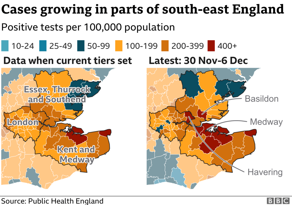 Covid: London's coronavirus levels rising, ONS says