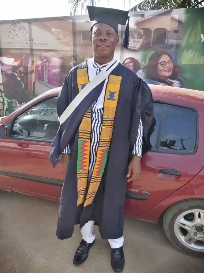 Actor Prince Yawson 'Waakye' graduates from Bible school