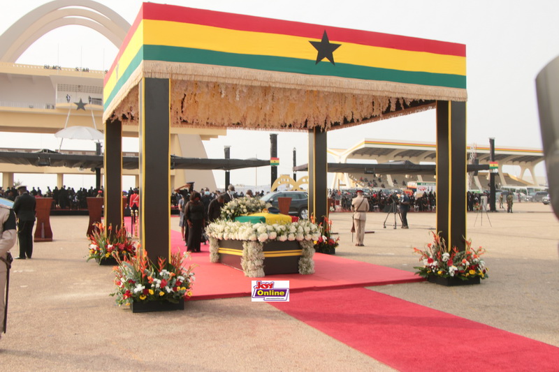 Photos: Burial service of Rawlings