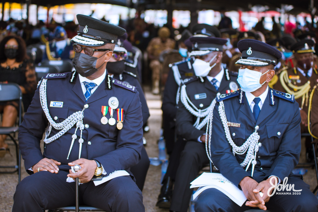 Photos: John Mahama at the burial service for Rawlings