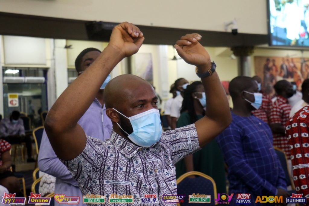 Photos: Multimedia Group holds thanksgiving service to kick start 2021