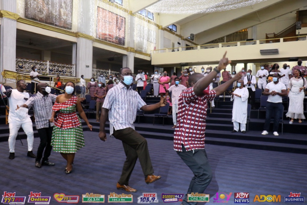 Photos: Multimedia Group holds thanksgiving service to kick start 2021