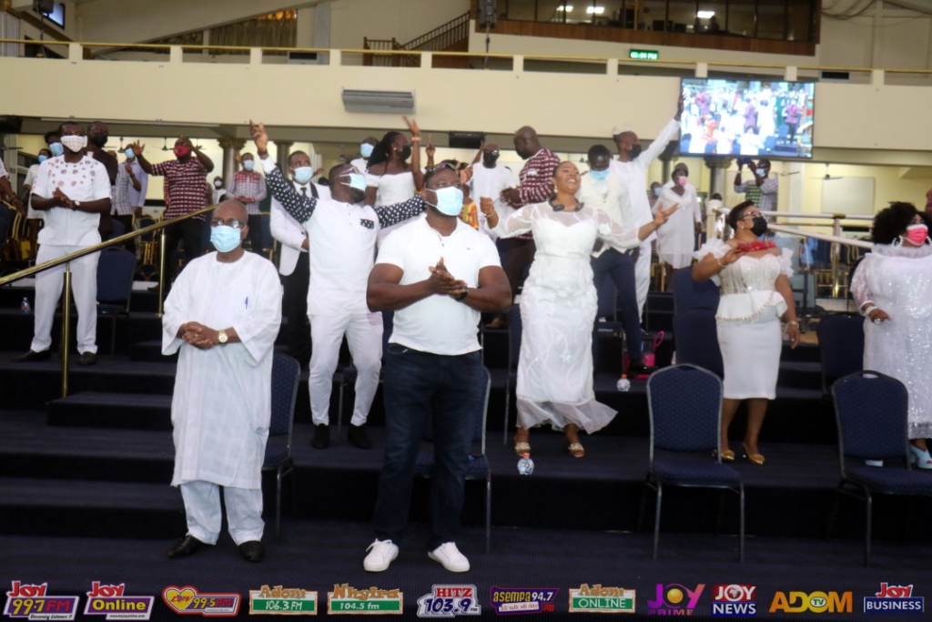 Photos: Multimedia Group holds thanksgiving service to kick start 2021