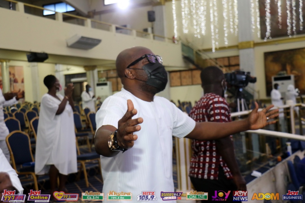 Photos: Multimedia Group holds thanksgiving service to kick start 2021