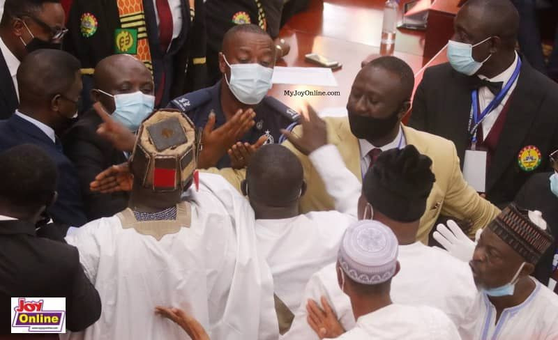 Photos: Confusion rocks inauguration of 8th Parliament